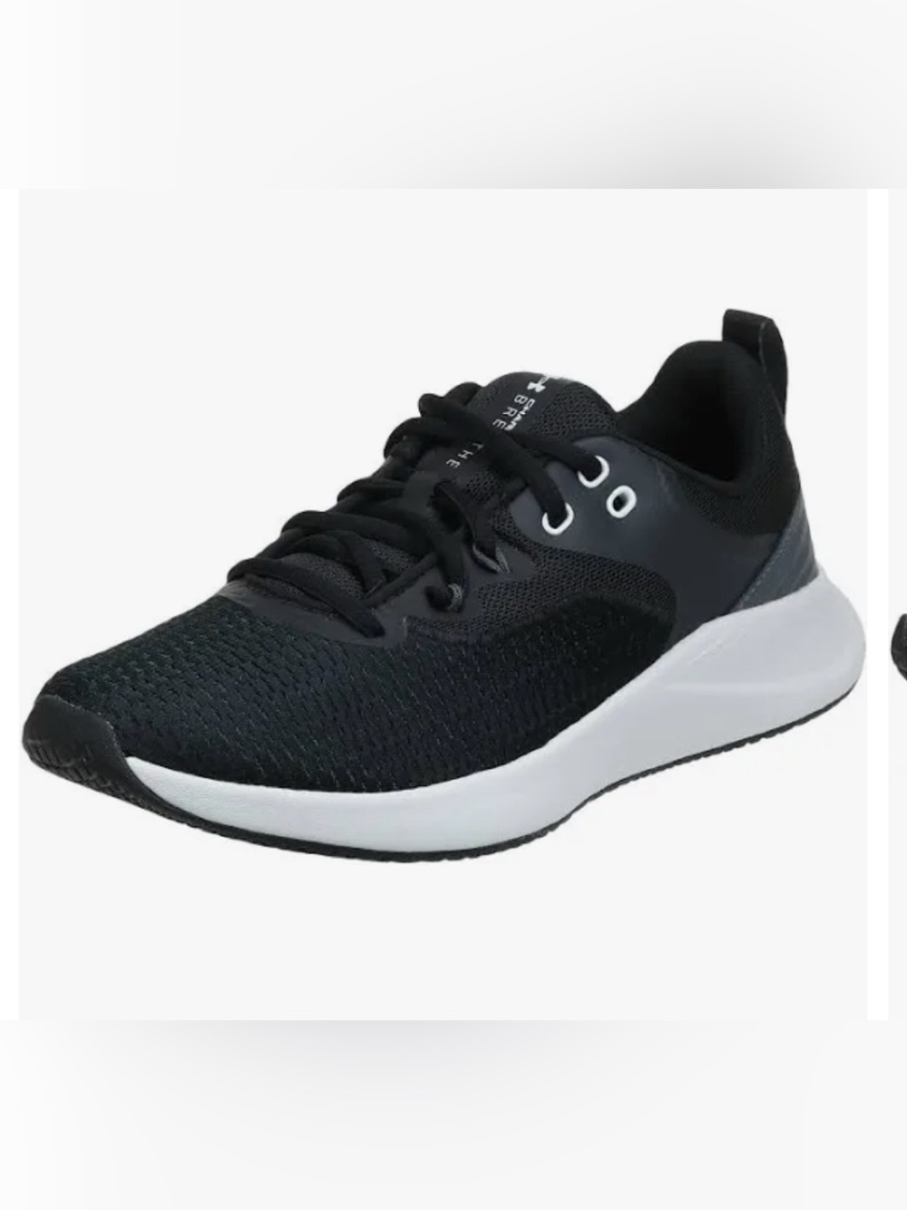 Under Armour Charged Breathe TR 3 Women's shoes, size 9.5 NWT, blk/white - Picture 3 of 16